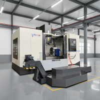 Système de commande Fanuc, centre d'usinage vertical CNC 5 axes VMC1580 haute performance