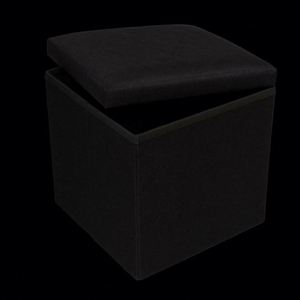 Modern <b>Stool</b> Living Room Furniture <b>Storage</b> Box Fabric Stainless Steel Bamboo Highest Quality Sample Available <b>Stools</b> Counter - Product Image 3