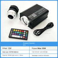 Super brillante 36W-D1/36W máquina de fibra LED de un solo cabezal All Sky Star Top modificado 12V Dispositivo de fuente de luz nueva condición