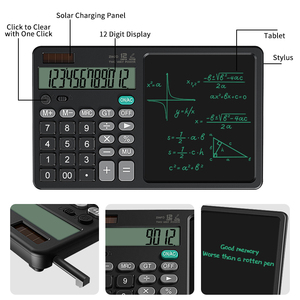 Nhà máy văn phòng trường máy tính 12 chữ số khoa học máy tính với LCD bằng văn bản Pad - Product Image 5