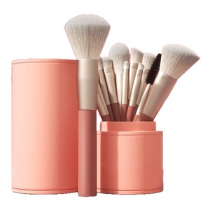 Set <span class=keywords><strong>de</strong></span> 12 Brochas <span class=keywords><strong>de</strong></span> Maquillaje para Principiantes, con Cerdas <span class=keywords><strong>de</strong></span> Fibra Sintética y Mangos <span class=keywords><strong>de</strong></span> Plástico para Aplicación en Rostro, <span class=keywords><strong>Ojos</strong></span> y Mejillas - Cerdas Suaves - Product Image 5