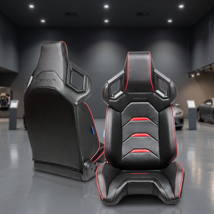 เบาะนั่งรถแข่งแบบปรับเอนได้ รุ่น Raptor สุดหรูหุ้มหนัง PU คุณภาพสูง พร้อมพนักพิงหลังแบบพิเศษ ได้รับความนิยมอย่างมาก - Product Image 1