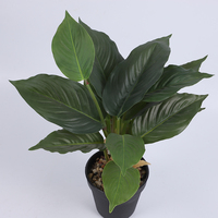 Plante artificielle grande avec étiquette personnalisée, plantes artificielles réalistes, plafond, bonsaï mignon, fleurs artificielles, feuilles longues