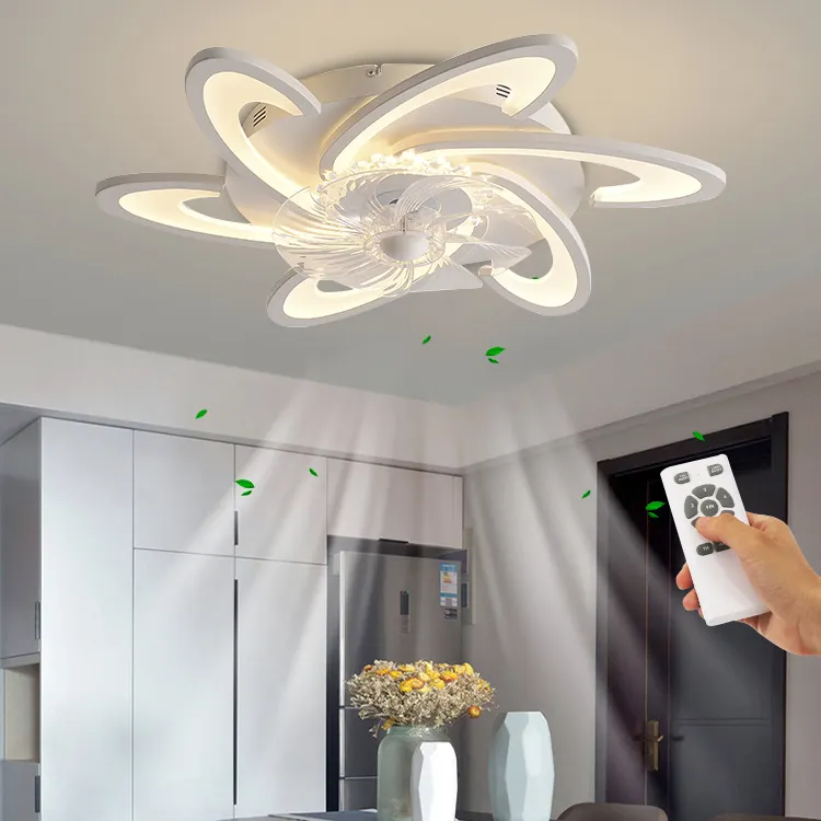 New Arrival Modern Luxury Ceiling Decorative Light Remote Control Bldc Led Ceiling Fan With Light