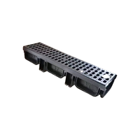 Cuvette de drainage en plastique HDPE de haute qualité directe d'usine pour le drainage des routes urbaines et du jardin pour une utilisation intérieure et extérieure