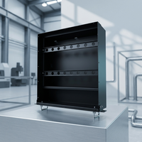 Kotak Baterai Kosong Tahan Benturan 4U untuk Sel Lithium 51.2V 100Ah, Housing Perakitan DIY, Opsional JK BMS untuk Array Penyimpanan Energi