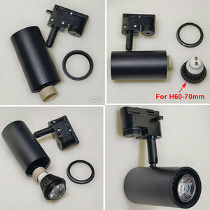 Ledeast TG406-4L đen lịch thi đấu nhà ở GU10 Đèn chủ gu5.3 Bóng Đèn vỏ MR16 theo dõi ánh sáng khung - Product Image 4