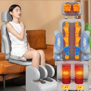 Tappetino massaggiante elettrico multifunzione a pressione digitale, con vibrazione e riscaldamento automatico per collo, schiena e vita, massaggiatore per seduta umana - Product Image 4