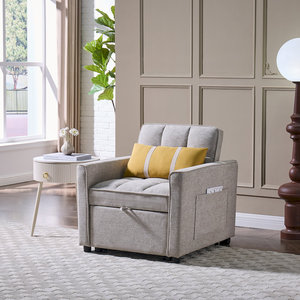Hot Selling Fabric <strong>Single</strong> Seat <strong>Pull</strong> <strong>Out</strong> <strong>Sofa</strong> <strong>Bed</strong> - Product Image 2