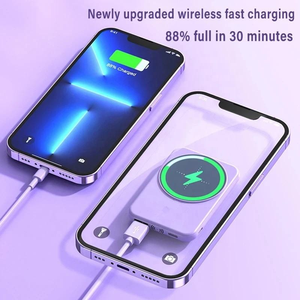 Alta 5000mAh lega di alluminio dispositivo di ricarica rapida esterno Micro USB tipo-C Mini banca di alimentazione portatile ricarica Wireless - Product Image 3