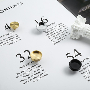 Brass <b>Cabinet</b> Handle <b>Knobs</b> Minimalist Design <b>Gold</b> Wardrobe Drawer Pulls Novelty Shape Durable Furniture Hardware - Product Image 3