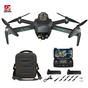 Xil 193 Pr 3-Achsen-Gimbal 3km lange Flugzeit Bürstenlose RC-Drohnen mit großer Reichweite, 4K-Kamera und GPS Professional