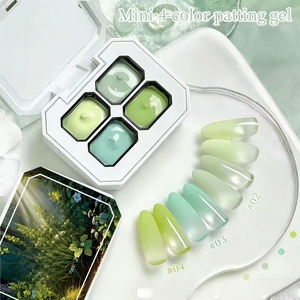 Gel para Decoración de Uñas de Cuatro Colores para Primavera y Verano, Apto para Degradados y Pinturas Curado con LED, sin necesidad de lavado, arte de uñas DIY - Product Image 4