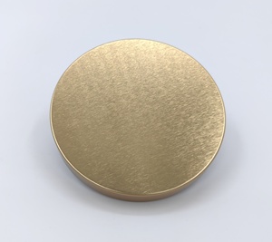 85Mm Tin Nắp Kim Loại Bìa Cho Nến Lọ Chai Mũ & Đóng Cửa Vàng Sáng Bóng Màu Bán Buôn - Product Image 3