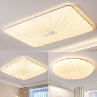 JYLIGHTING Plafonnier LED de luxe à fleurs en acrylique encastré pour chambre à coucher salon Solution d'éclairage haut de gamme