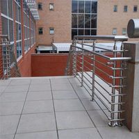 Rampe d'escalier intérieure amovible en PVC Prima Modern à prix abordable avec barre en acier inoxydable