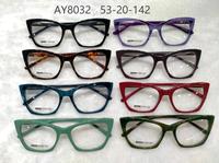 Nuevas Monturas Ópticas de Acetato Populares, Gafas Unisex, Stock Disponible, Venta Caliente, Surtido de Modelos, Monturas de Gafas