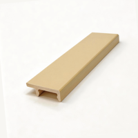 Plinthe WPC YG-M5014, Plinthe de terrasse WPC, Plinthe WPC pour revêtement de sol, Plinthe PVC profonde WPC