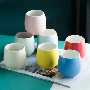 Multiple Color Custom Color Cheap Porcelain Tea Cups For Restaurant