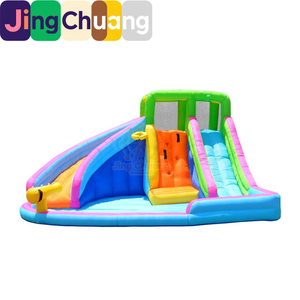 Castillo Inflable Infantil con Doble Tobogán, Castillo Acuático, Tobogán para Niños, Juguete para Jardín de Infancia, Fabricante de Juguetes Pequeños y Grandes para Exteriores - Product Image 1