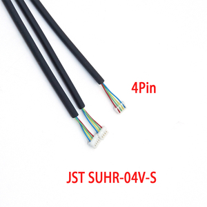 JST SUHR-04V-S-B 0.8mm Pitch 4Pin IDC Piercing Wire Harness Black Sheath to Open untuk Mesin Permainan Vending Display - Product Image 1