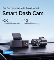 Cámara para Auto 4G LTE con Aplicación Móvil, Control Remoto, Doble Canal, DVR, GPS, Localización con un Clic, Tecnología WDR