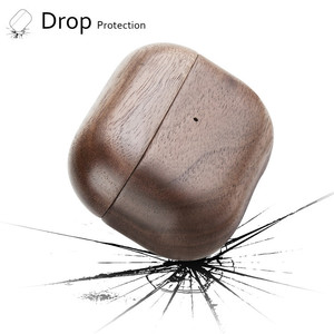 <span class=keywords><strong>De</strong></span> Lujo Plaid patrón auricular inalámbrico <span class=keywords><strong>de</strong></span> <span class=keywords><strong>carga</strong></span> <span class=keywords><strong>de</strong></span> protección <span class=keywords><strong>de</strong></span> madera para los <span class=keywords><strong>Airpods</strong></span> caso - Product Image 6