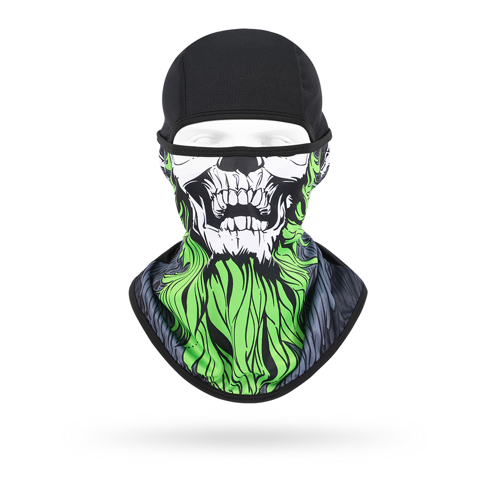 Nueva calavera de barba verde