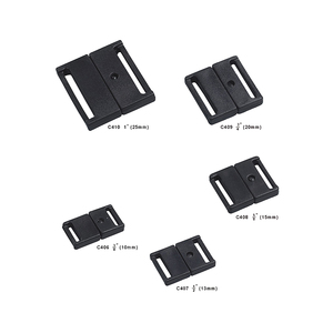 Boucle en plastique miniature C406 de 10 mm, boucle à dégagement rapide, clip en plastique détachable de 10 mm pour collier, sangle, cordon - Product Image 2