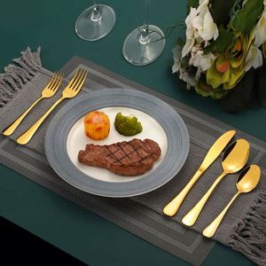Silverware Set Flatware Cutlery Set Durable Stainless Steel Tableware in Ergonomic Design Kitchen Utensil Sets Dishwasher Safe - Product Image 6