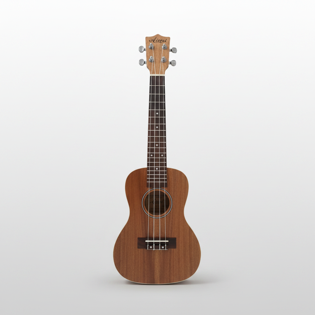 High Grade Aiersi Brand Wholesale Price 24 Inch Laminated Mahogany Concert Ukulele Entry Level Musical Instruments Hawaii Guitar