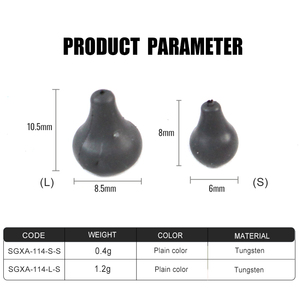 Selco tungsteno connettore Rig pesca cuscinetto perlina <span class=keywords><strong>per</strong></span> carpe e terminale di alimentazione - Product Image 6