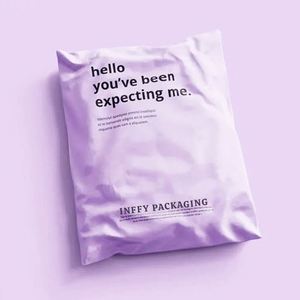 Enveloppes en polyéthylène autocollantes écologiques, personnalisées, imperméables, mates, pour l'expédition de vêtements, pour une utilisation en supermarché - Product Image 4