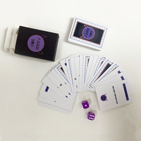 Cartes de jeu de société personnalisées en papier imprimé de haute qualité avec logo imprimé pour adultes
