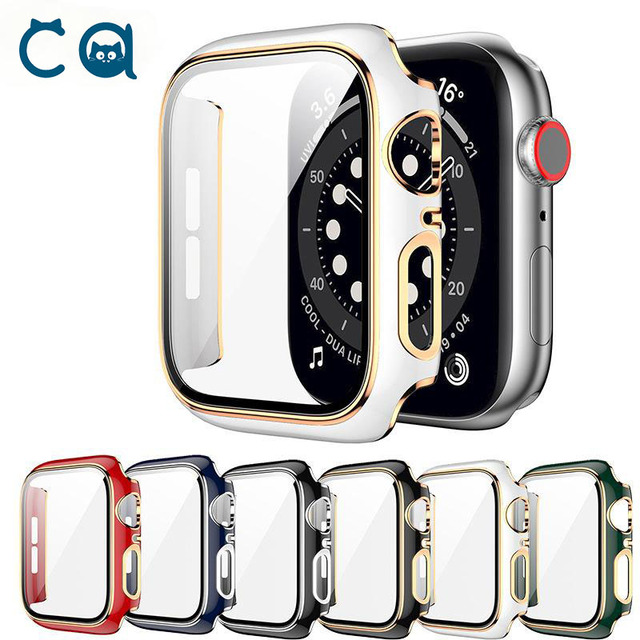 PC Full Cover Watch case for apple Watch 10 Series 40 41 44 46 mm Watch Cover for Iwatch S10 Professional Screen Protector