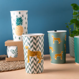 2025 superventas lindo guepardo Graffiti Taza <span class=keywords><strong>de</strong></span> cerámica botella <span class=keywords><strong>de</strong></span> agua creativa y tazas - Product Image 1