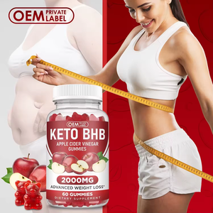 OEM nhãn hiệu riêng số lượng lớn Hữu Cơ tinh khiết mỏng keto ACV gummies bổ sung hữu cơ vitamin keto Apple Cider Vinegar Gummies - Product Image 2