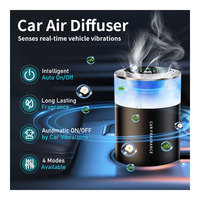 Diffuseur d'huiles essentielles pour voiture rechargeable par USB électrique, humidificateur d'air portable sans eau, purificateur d'air pour véhicule domestique, 1 an