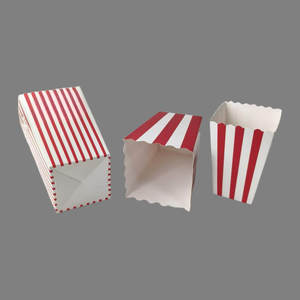 Caja de Papel Desechable para Alimentos, Caja de Papel Personalizada, Caja para Palomitas, Caja para Papas Fritas, Ecológica, para Cine, Snack Bar, Fiestas - Product Image 4