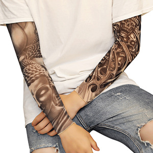 Verano Anti UV sol transpirable tatuaje hielo brazo mangas para hombres mujeres ciclismo conducción deportes - Product Image 3