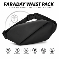 Bolsa Faraday Antirrobo en Stock, Bolsa de Cintura con Bloqueo de Señal RFID