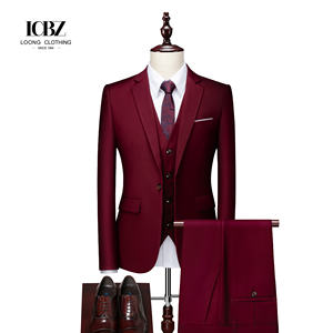 <span class=keywords><strong>Costume</strong></span> <span class=keywords><strong>Homme</strong></span> <span class=keywords><strong>3</strong></span> <span class=keywords><strong>Pièces</strong></span> Slim Business Casual Ensemble Trois <span class=keywords><strong>Pièces</strong></span> Veste Pantalon Gilet / <span class=keywords><strong>Costume</strong></span> de Mariage <span class=keywords><strong>Homme</strong></span> Blazer Manteau Pantalon - Product Image 6