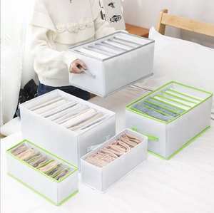 Scatola Pieghevole Trasparente per Conservazione Vestiti e Pantaloni, per Bagno e Uso Portatile, Cassetto Organizzatore Portatile con Scomparti - Product Image 5