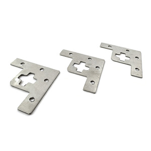 Support d'angle en métal en forme de L 45 mm x 20 mm x 10 mm, connecteur renforcé à cinq trous pour support de cadre - Product Image 3