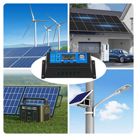 10A 12V/24V PWM Solar-Laderegler 30A mit LCD-Bildschirm 780W PV-Leistung Solarpanel-Controller mit 20% Rabatt