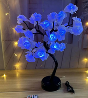 Grenzüberschreitend Beliebte DIY LED-Rosenbaum-Lampe USB-betrieben Wohnzimmer-Nachtlicht Feiertagsgeschenk Innendekoration