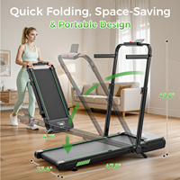 Caminadora Plegable con Inclinación Automática de 9 Niveles hasta 12%, Motor Silencioso de 2.5HP, Bluetooth, APP, OEM, ODM, de Fábrica China