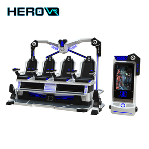 Herovr 9D <span class=keywords><strong>VR</strong></span> 4ที่นั่งจำลองอาเขตโรงภาพยนตร์<span class=keywords><strong>4D</strong></span> ที่น่าสนใจสำหรับการใช้งานสาธารณะในร่ม/กลางแจ้งวัสดุโลหะ - Product Image 6