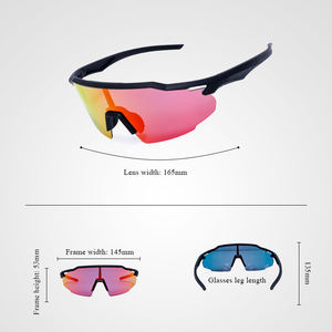 हुबो 521 सर्वश्रेष्ठ युवा बेसबॉल धूप का चश्मा खेल के लिए आउटडोर खेलों के लिए गोगल्स जेट स्की - Product Image 2