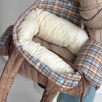 Sac de transport pour animaux de compagnie en coton moelleux personnalisable Sac de transport pour animaux de compagnie confortable Sac à bandoulière pour chien Sac à main Sac de transport pour chat résistant à l'eau